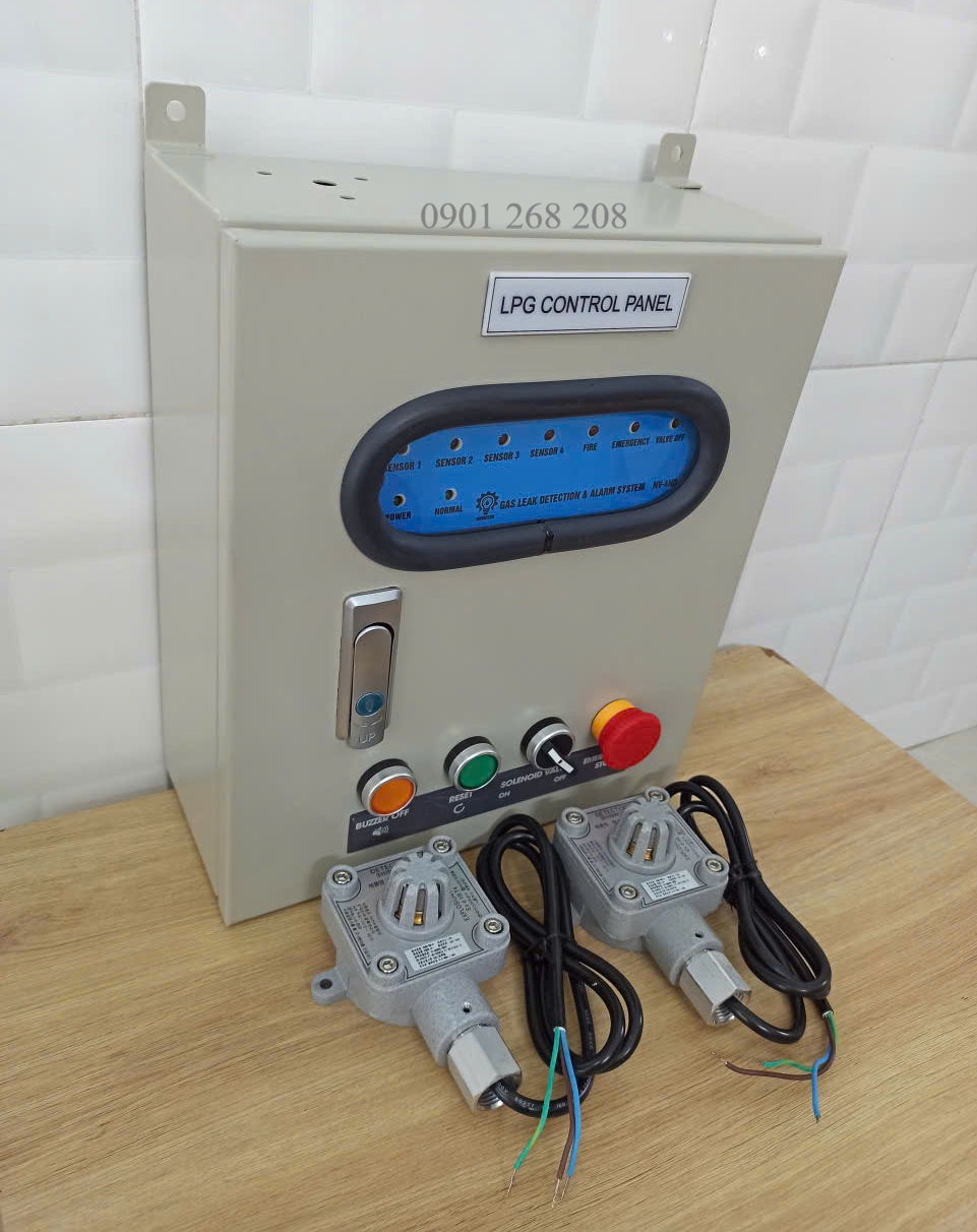 Tu bao ro gas ket noi 2 kenh dau do phong no t-300